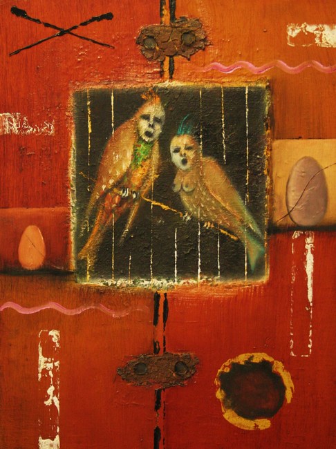 centre ferm� 2008 40x30 huile sur toile -- Cliquez pour voir l'image en entier
