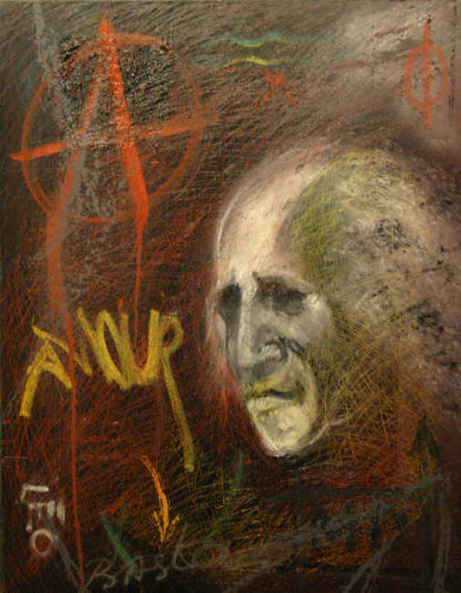 Monsieur mon pass�  2008  90x70  Huile sur toile