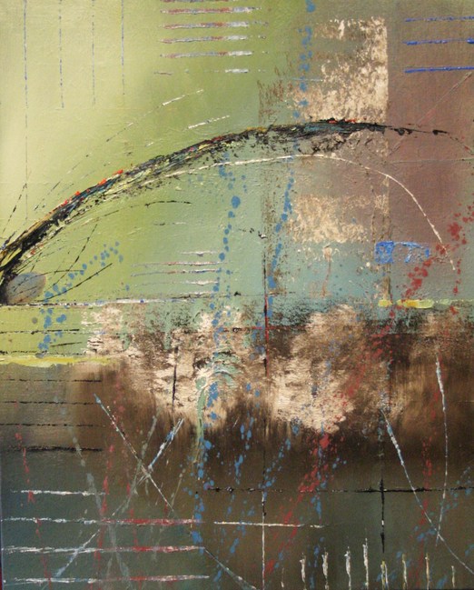Terre en jach�re 2010 50x40cm huile sur toile