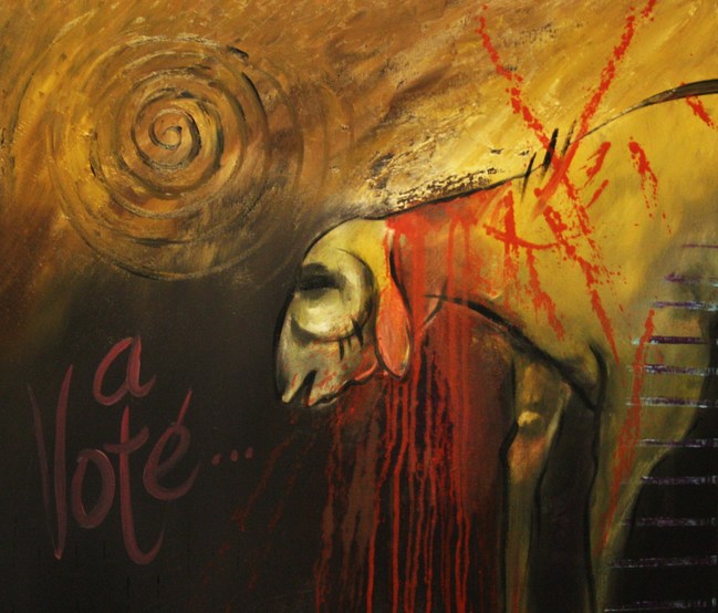 A vot� 2008 60x70 huile sur toile -- Cliquez pour voir l'image en entier