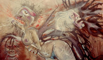 Ma Soeur la Violence  1982   200x120cm