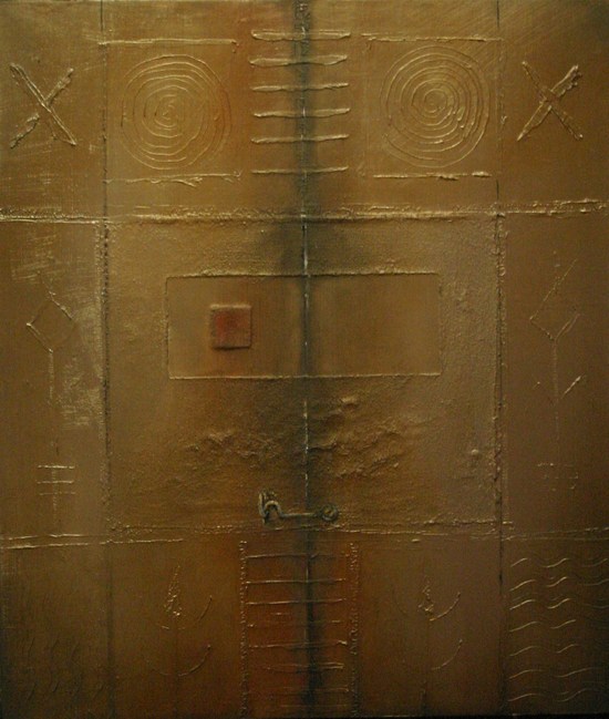 fen�tre close 2010 70x60cm tech. mixte sur toile