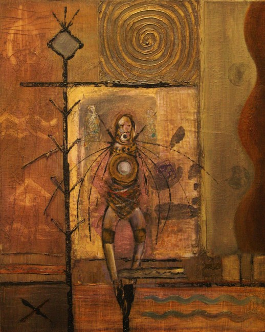 M�moire du temps 2008 50x40 huile sur toile -- Cliquez pour voir l'image en entier