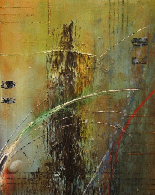 la couche du remords 2010 50x40cm huile sur toile