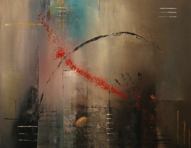 le cri de la terre 2009 70x90 huile sur toile