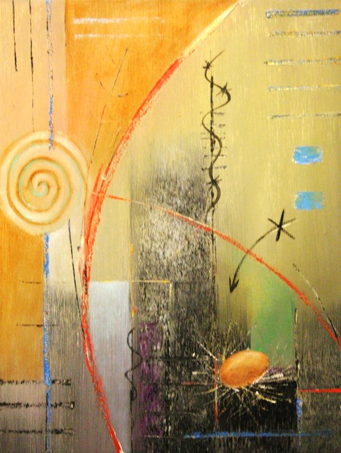 Oppression 2009 57x43,5 huile sur toile -- Cliquez pour voir l'image en entier