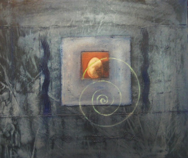 voyage int�rieur 2009  60x70 tech. mixte sur toile -- Cliquez pour voir l'image en entier